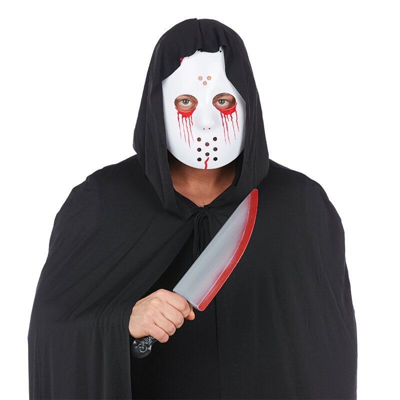 Bloody Mask & Knife Set 2 tlg.