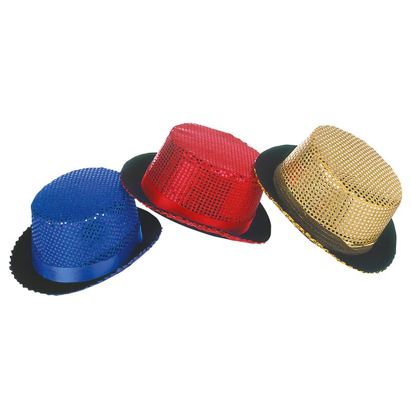 Paillettenzylinder rot