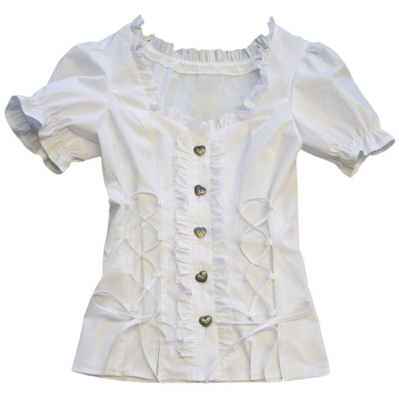 Trachtenbluse weiss