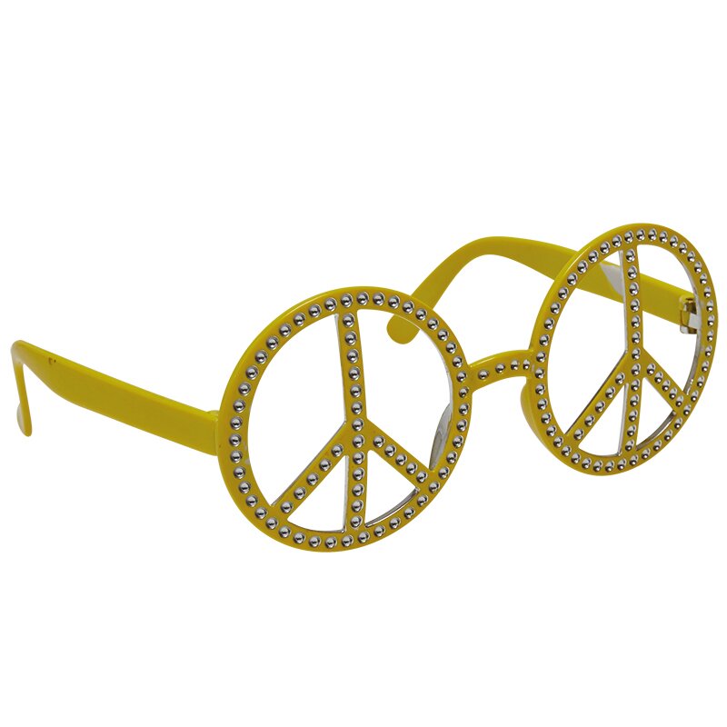 Peace Brille gelb