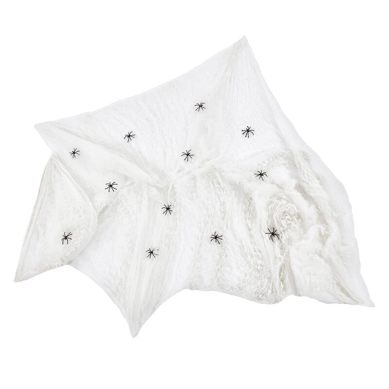 Riesen Spinnennetz mit 12 Spinnen