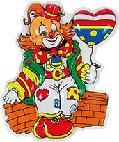 Clown Deko-Set 3tlg.