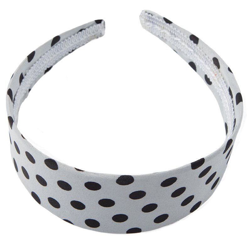 50er Jahre Haarreif weiß/schwarz