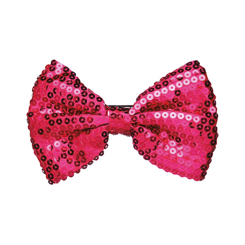 Paillettenfliege pink 15 cm