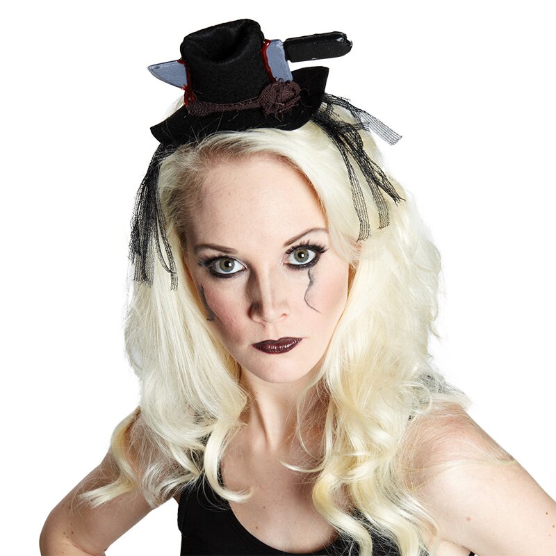 Miniatur mit Messer Haarreif