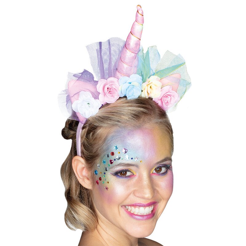 Einhorn Haarreif LED inkl. Batterien