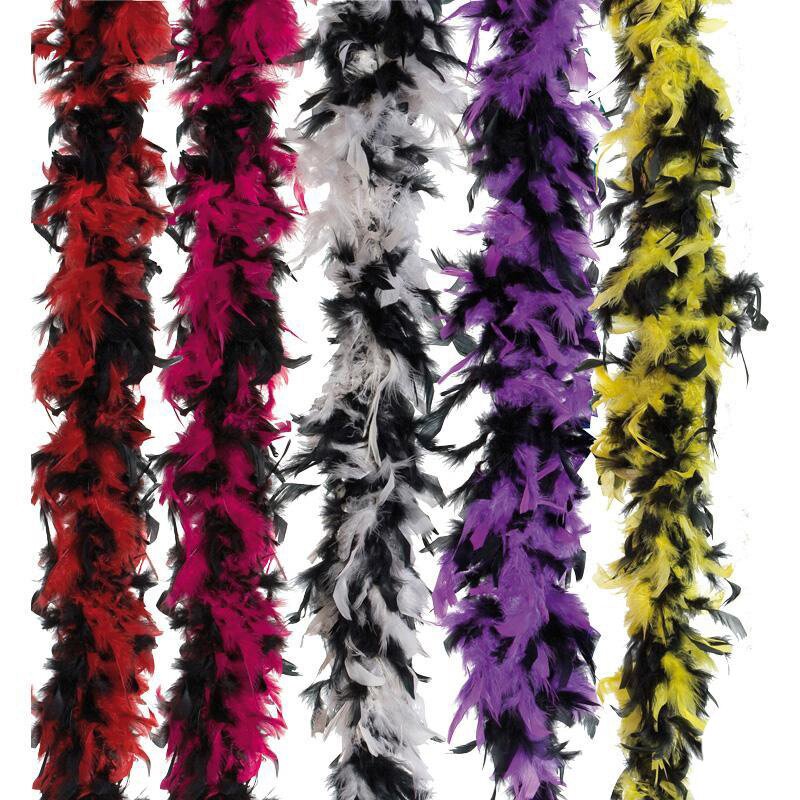 Boa 2-farbig Btl. a 1,80mtr.ca. 60g schwarz/rot