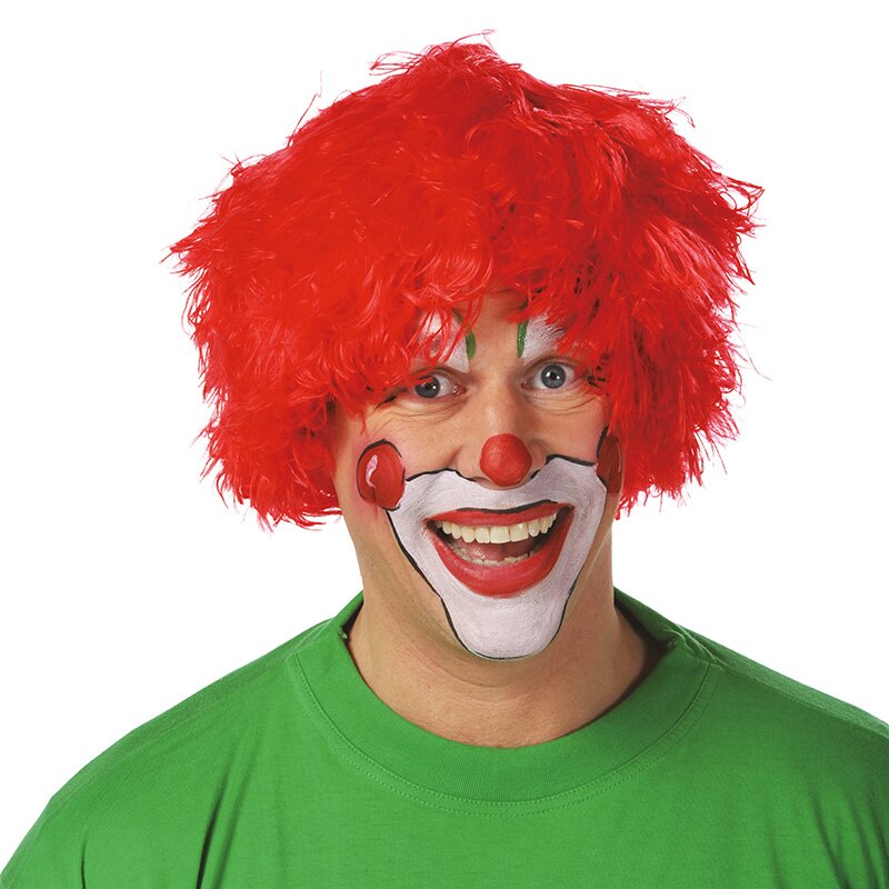 Clown Perücke rot