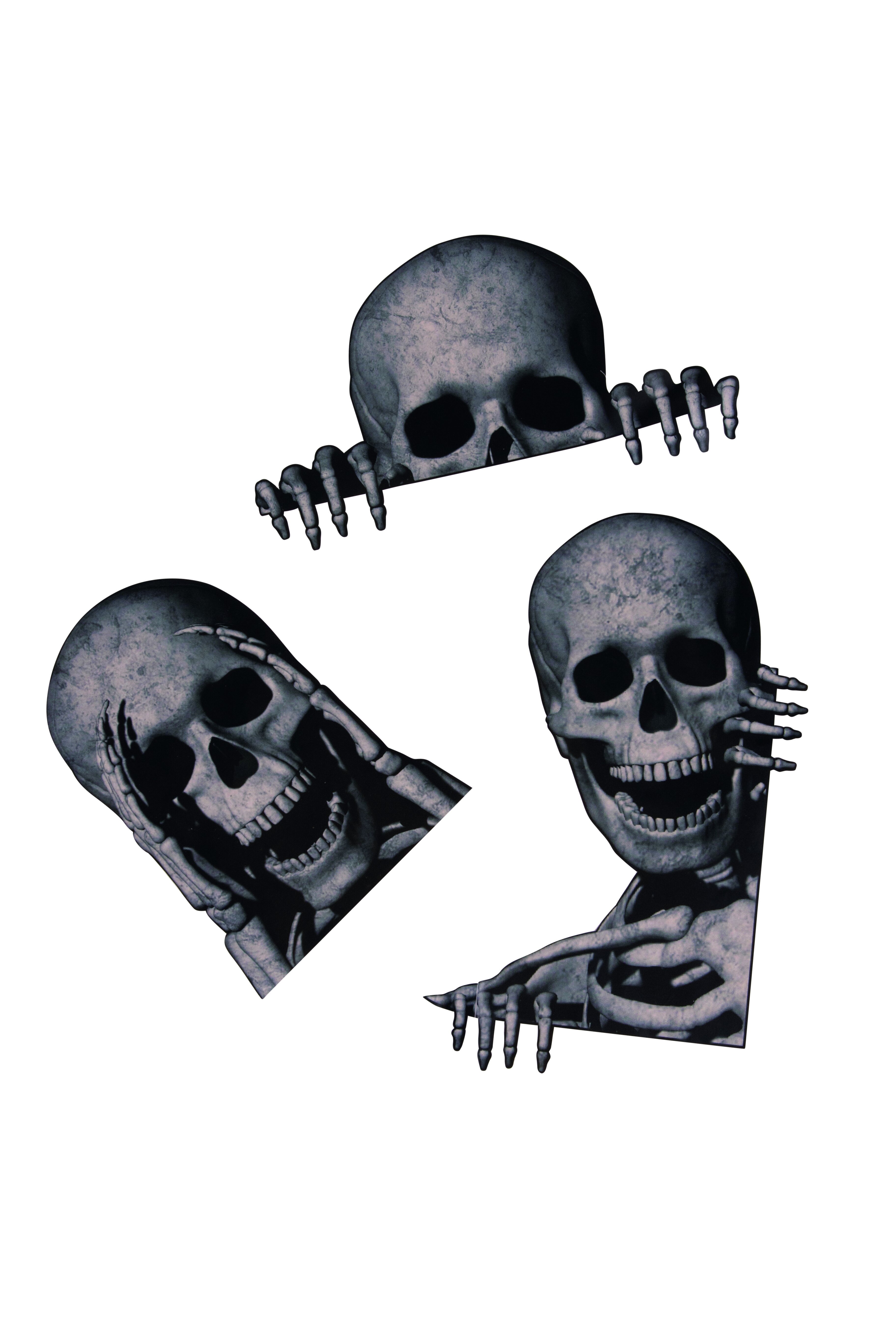 Fenstersticker Halloween selbstklebend 3tlg.