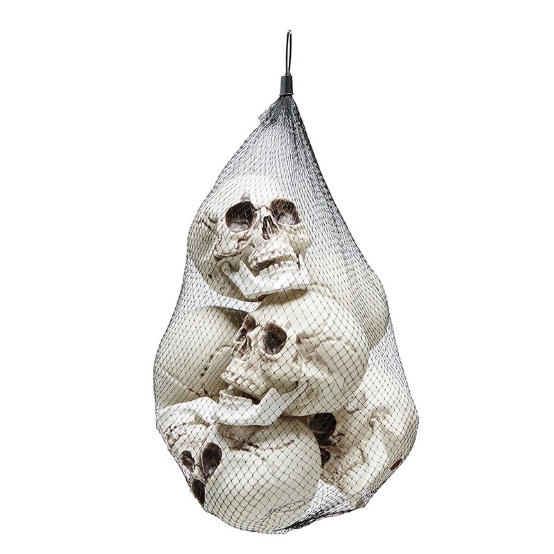 Totenköpfe, 13 x 9cm (6 Stk. im Netz)