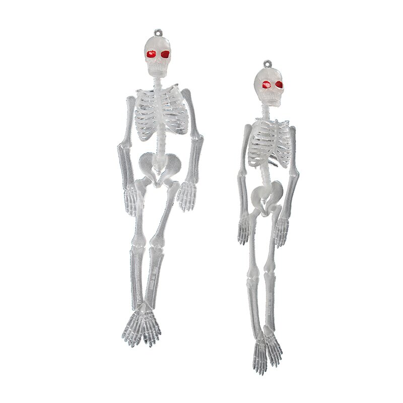 2 x Skelett nachtleuchtend ca. 20cm
