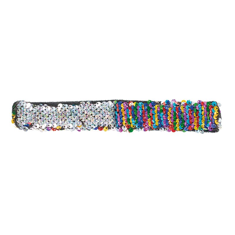 Klackarmband Wendepailletten Rainbow