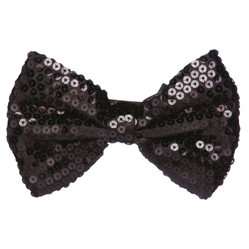 Paillettenfliege schwarz 15 cm