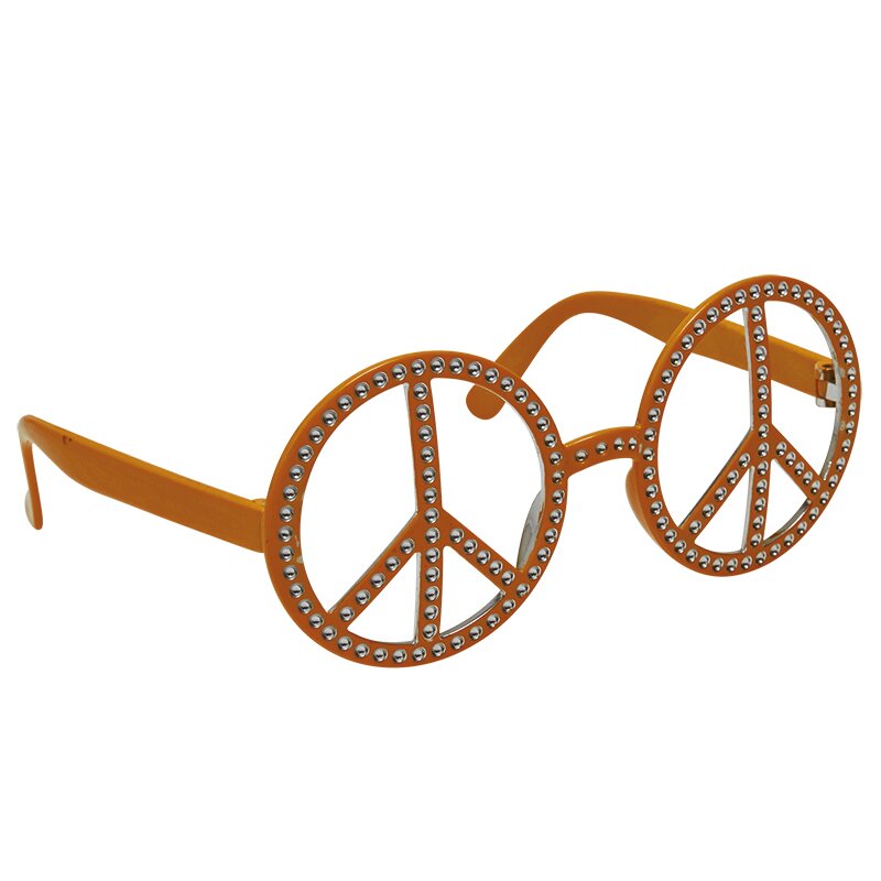 Peace Brille orange