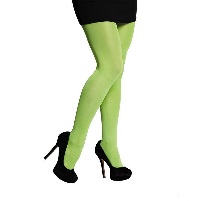 Strumpfhose uni grün