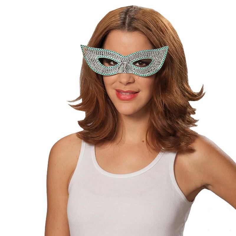 Brille Domino Strass 